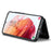 For Samsung Galaxy S21+ 5G Phone Case CASEME C22 Leather Back Cover with RFID Blocking Card Slots - Black - 4