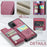 For Samsung Galaxy S20 4G / 5G Phone Case CASEME C22 Leather Back Cover with RFID Blocking Card Slots - Red - 6