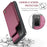 For Samsung Galaxy S20 4G / 5G Phone Case CASEME C22 Leather Back Cover with RFID Blocking Card Slots - Red - 7