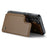 For Samsung Galaxy S21 5G / 4G Phone Case CASEME C22 Leather Back Cover with RFID Blocking Card Slots - Brown - 3