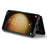 For Samsung Galaxy S22+ 5G Phone Case CASEME C22 Leather Back Cover with RFID Blocking Card Slots - Black - 4