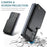 For Samsung Galaxy Z Fold4 5G Phone Case CASEME C22 Leather Back Cover with RFID Blocking Card Slots - Black - 6