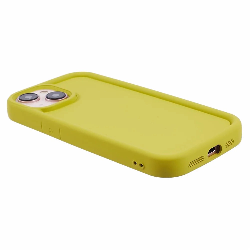 DY Series For iPhone 14 TPU Case Anti-fingerprint Phone Cover - Olive - 5