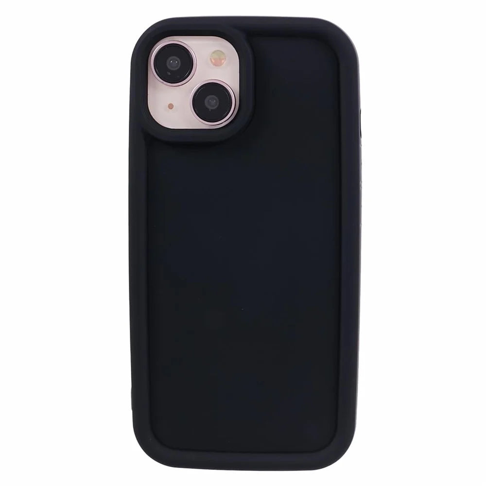 DY Series For iPhone 13 Case Rubberized Finish Soft TPU Phone Cover - Black - 3