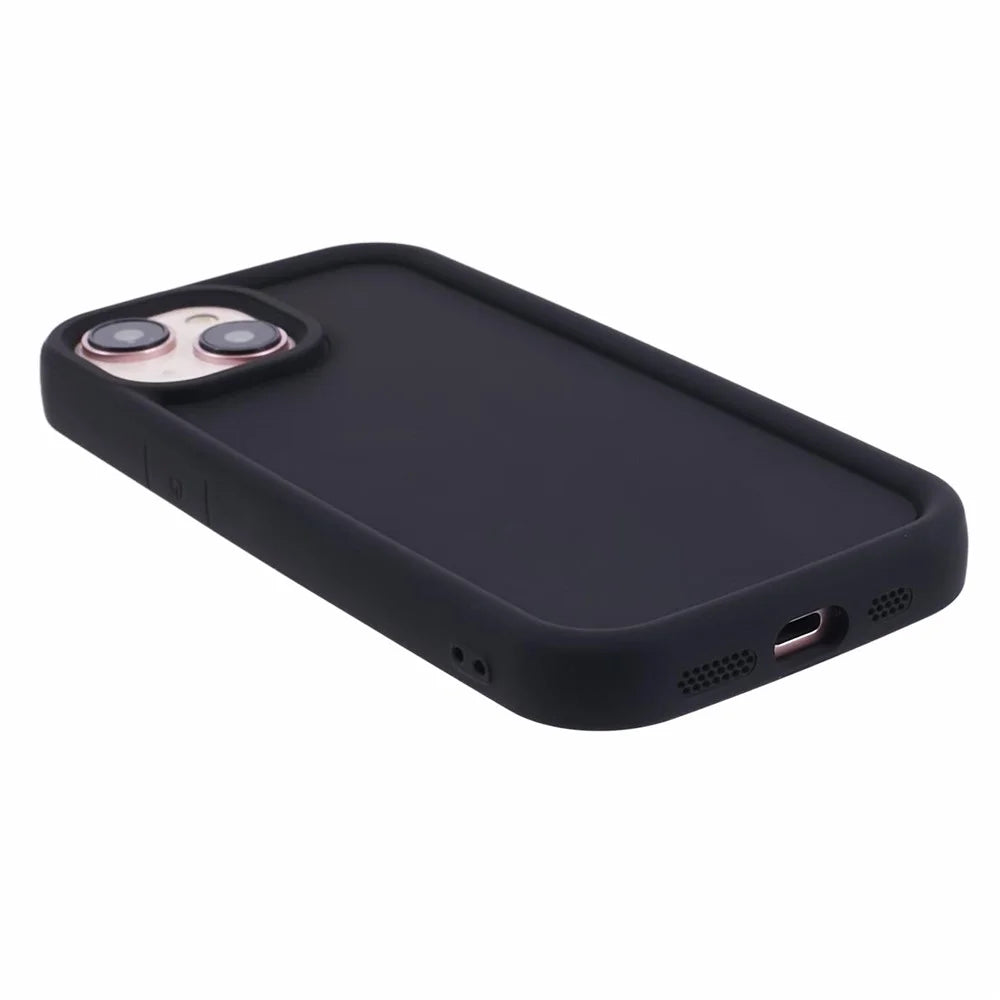 DY Series For iPhone 13 Case Rubberized Finish Soft TPU Phone Cover - Black - 5
