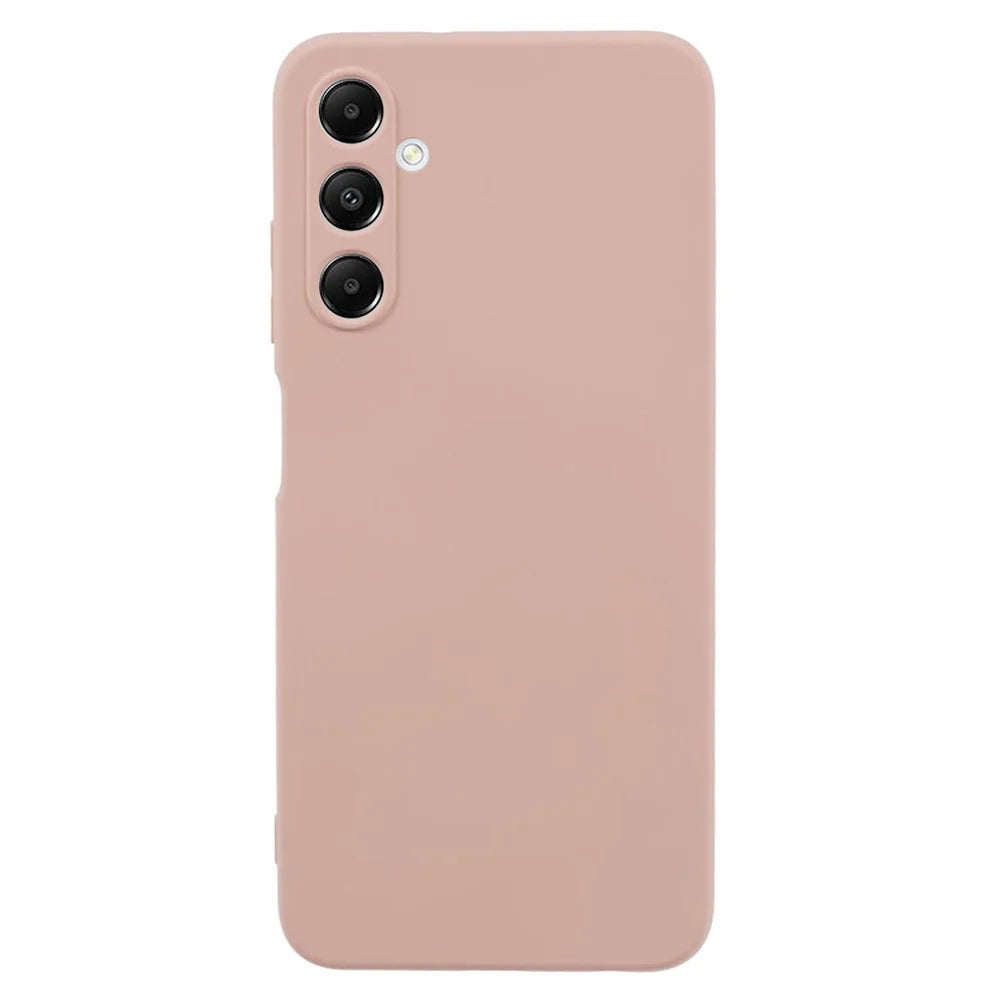 For Samsung Galaxy A05s 4G TPU Phone Case Fiber Lining Anti-Scratch Cover -  Pink - 1