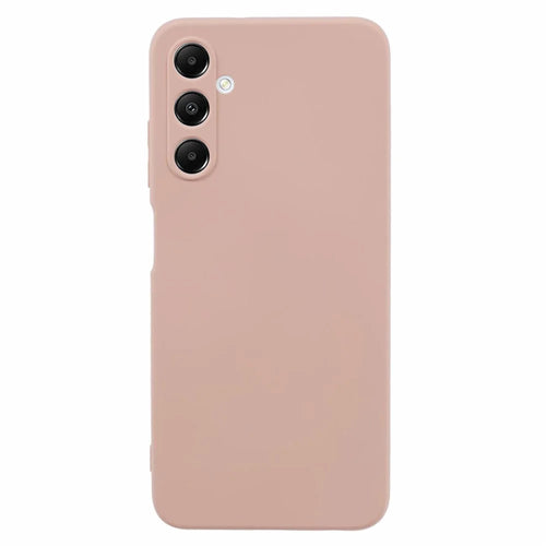 For Samsung Galaxy A05s 4G TPU Phone Case Fiber Lining Anti-Scratch Cover -  Pink - 1