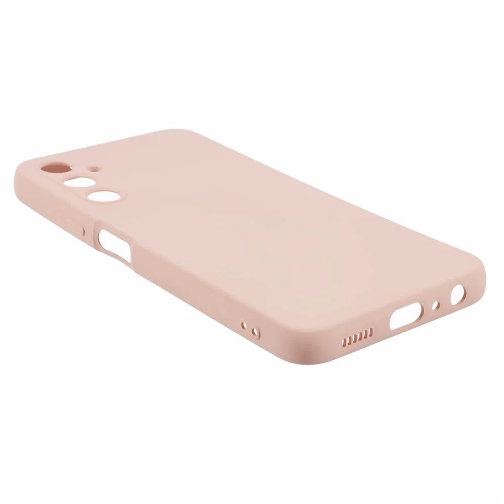 For Samsung Galaxy A05s 4G TPU Phone Case Fiber Lining Anti-Scratch Cover -  Pink - 5