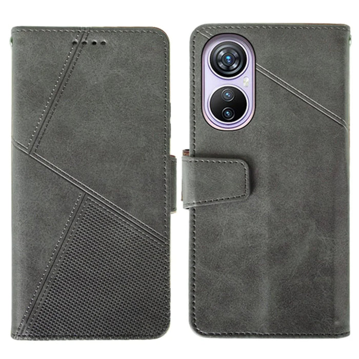 IDEWEI For Blackview A200 Pro Phone Case Calf Texture PU Leather Wallet Phone Cover - Black - 1