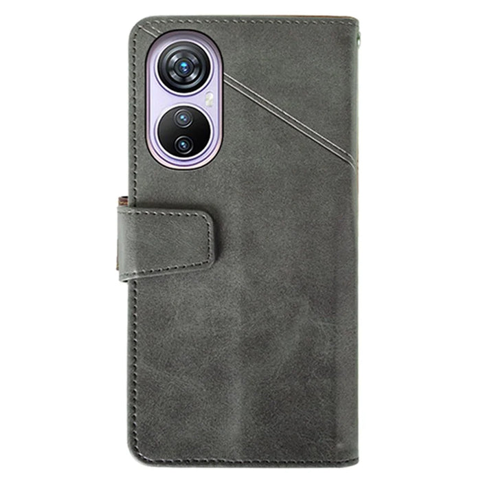 IDEWEI For Blackview A200 Pro Phone Case Calf Texture PU Leather Wallet Phone Cover - Black - 5