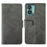 IDEWEI For Oukitel C36 Case Imprint Calf Texture PU Leather Phone Cover - Black - 1