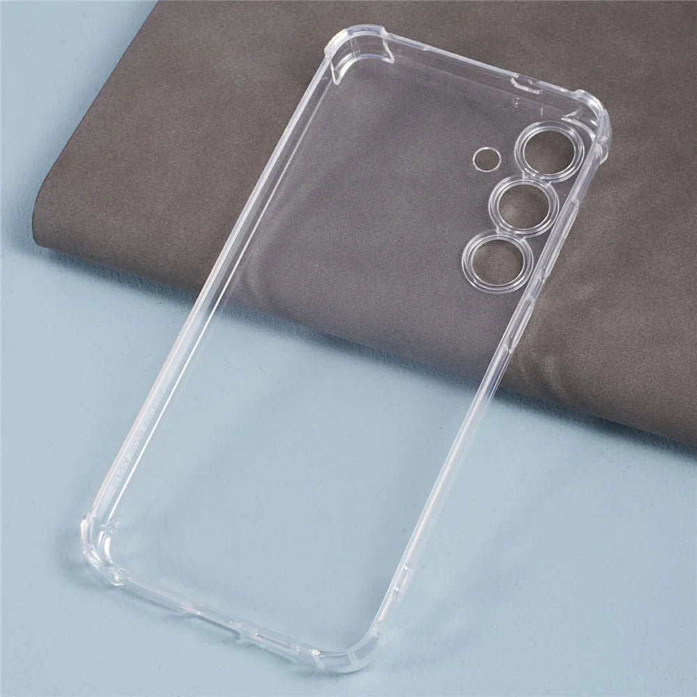 For Samsung Galaxy S24 Clear Case Anti-drop TPU Phone Back Cover - 3