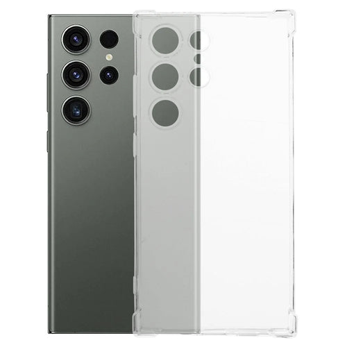 For Samsung Galaxy S24 Ultra Case Clear TPU Cover with Reinforced Four Corner - 1