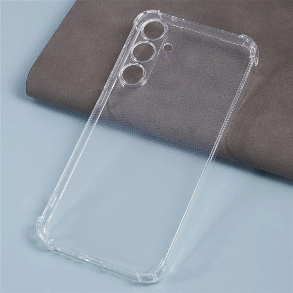 For Samsung Galaxy S23 FE Case Anti-scratch Flexible TPU Clear Phone Cover - 4
