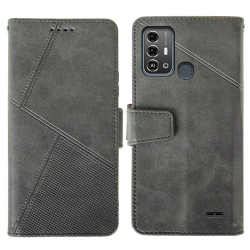IDEWEI For ZTE Blade A53 Pro Case Scratch-resistant Calf Texture Wallet Protective Cover - Black - 1