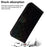 For Samsung Galaxy S24+ Case Dazzling Flower Pattern Flip Cover with Wallet - Black - 5