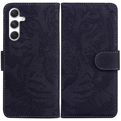 Anti-Scratch Phone Shell for Samsung Galaxy S24 Case Dustproof Wallet Cell Phone Cover - Black - 1
