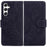 Anti-Scratch Phone Shell for Samsung Galaxy S24 Case Dustproof Wallet Cell Phone Cover - Black - 1