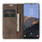 CASEME 013 Series For Samsung Galaxy S24 Case Anti-drop PU Leather Stand Cellphone Protector - Coffee - 2