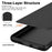 For Samsung Galaxy S24+ Case Anti-Drop Rubberized 2.2mm TPU Phone Cover - Black - 5