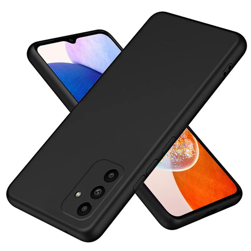 For Samsung Galaxy A15 5G Slim Case Anti-Drop Rubberized 2.2mm TPU Phone Case - Black - 1