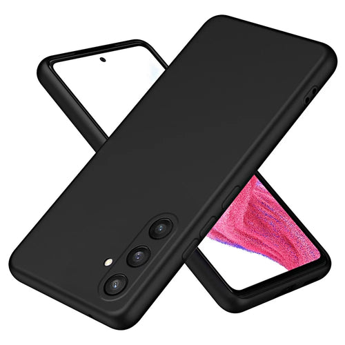 For Samsung Galaxy S24 Case Rubberized 2.2mm Anti-Drop TPU Phone Shell - Black - 1
