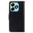 For itel S23+ Case TPU+PU Leather Wallet Stand Anti-Drop Phone Cover - Black - 7