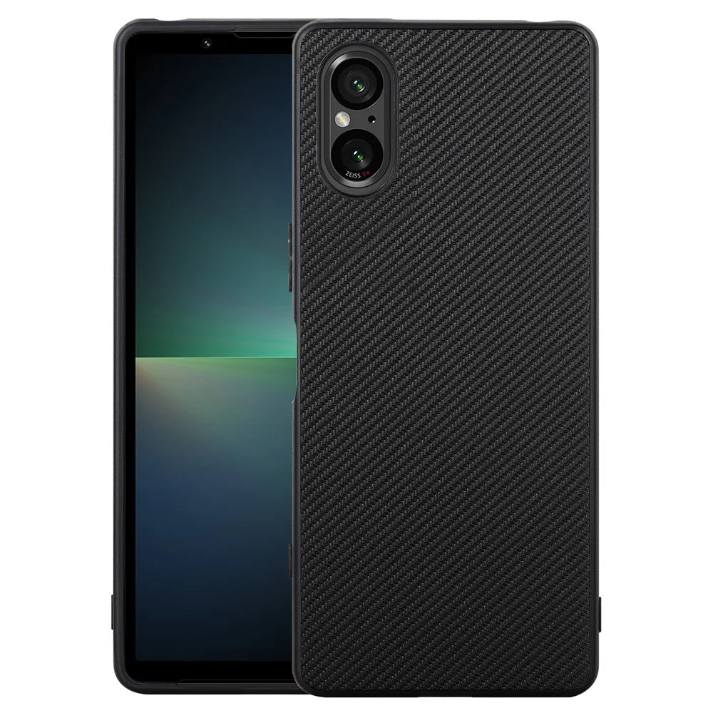 VILI TC Series for Sony Xperia 5 V Case Leather+TPU Protective Phone Cover - 1
