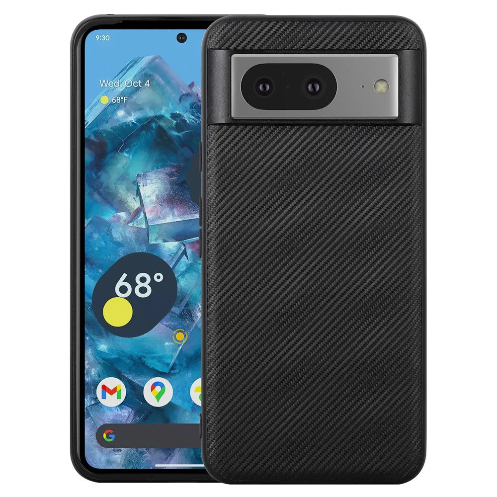 VILI TC Series for Google Pixel 8 Phone Case Leather Coated TPU Cover - 1