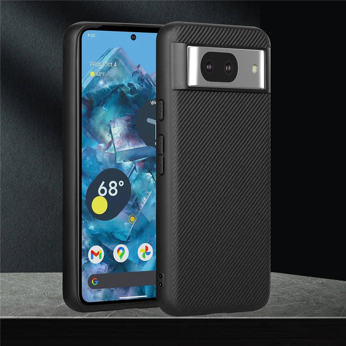 VILI TC Series for Google Pixel 8 Phone Case Leather Coated TPU Cover - 4