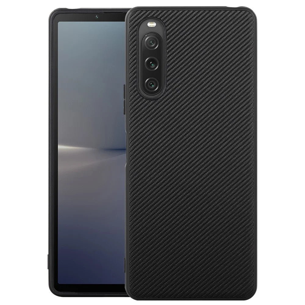 VILI TC Series for Sony Xperia 10 V Case Anti-scratch Leather Coated TPU Cover - 1
