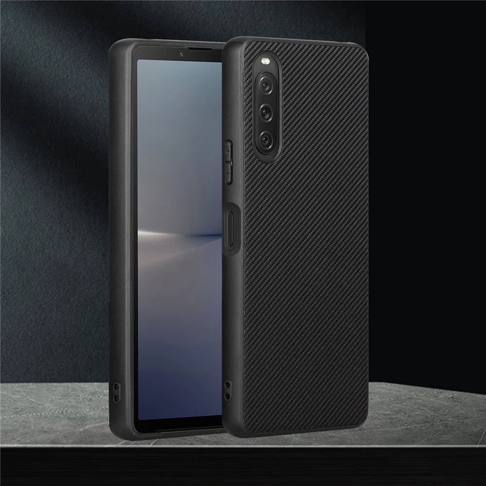 VILI TC Series for Sony Xperia 10 V Case Anti-scratch Leather Coated TPU Cover - 4