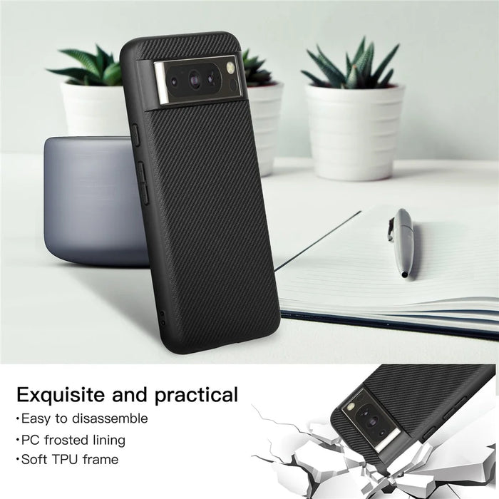 VILI TC Series for Google Pixel 8 Pro Case PU Leather Coated TPU Phone Back Cover - 5