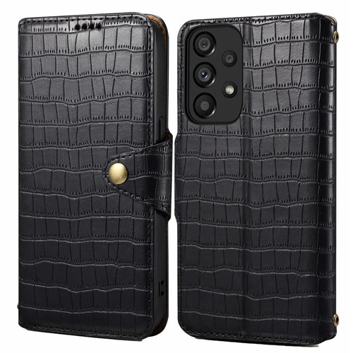 For Samsung Galaxy A53 5G Case Wallet Leather Phone Stand Cover - Black - 1