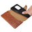 For Samsung Galaxy A33 5G Case Crocodile Texture Wallet Phone Cover - Brown - 4