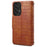 For Samsung Galaxy A33 5G Case Crocodile Texture Wallet Phone Cover - Brown - 6