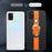 KADEM For Samsung Galaxy A21s Case Folding Kickstand Electroplating Phone Cover - Orange - 4