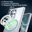 For Samsung Galaxy S24 Ultra Magnetic Case Kickstand Phone Cover with Lens Protector - Blue - 2