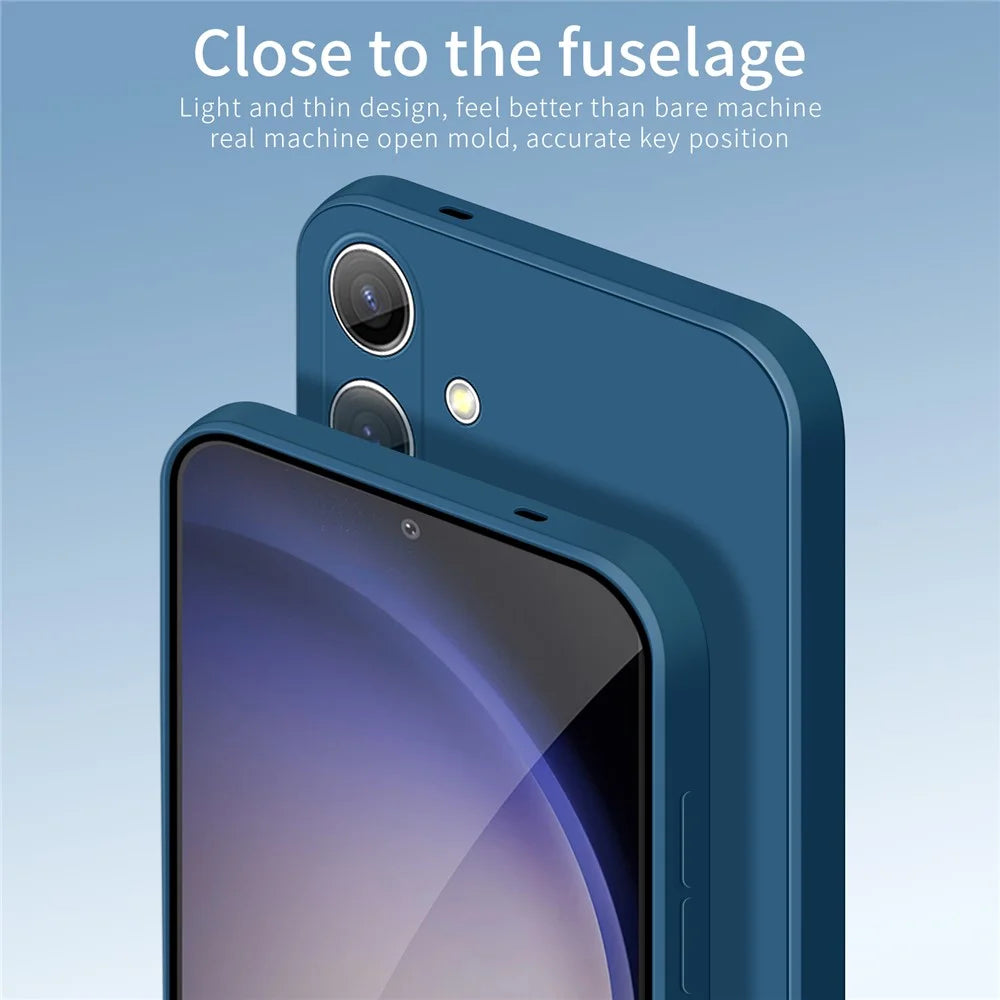 PINWUYO JK Touching Series for Samsung Galaxy S24 Phone Case Drop-proof TPU Protective Cover - Black - 5