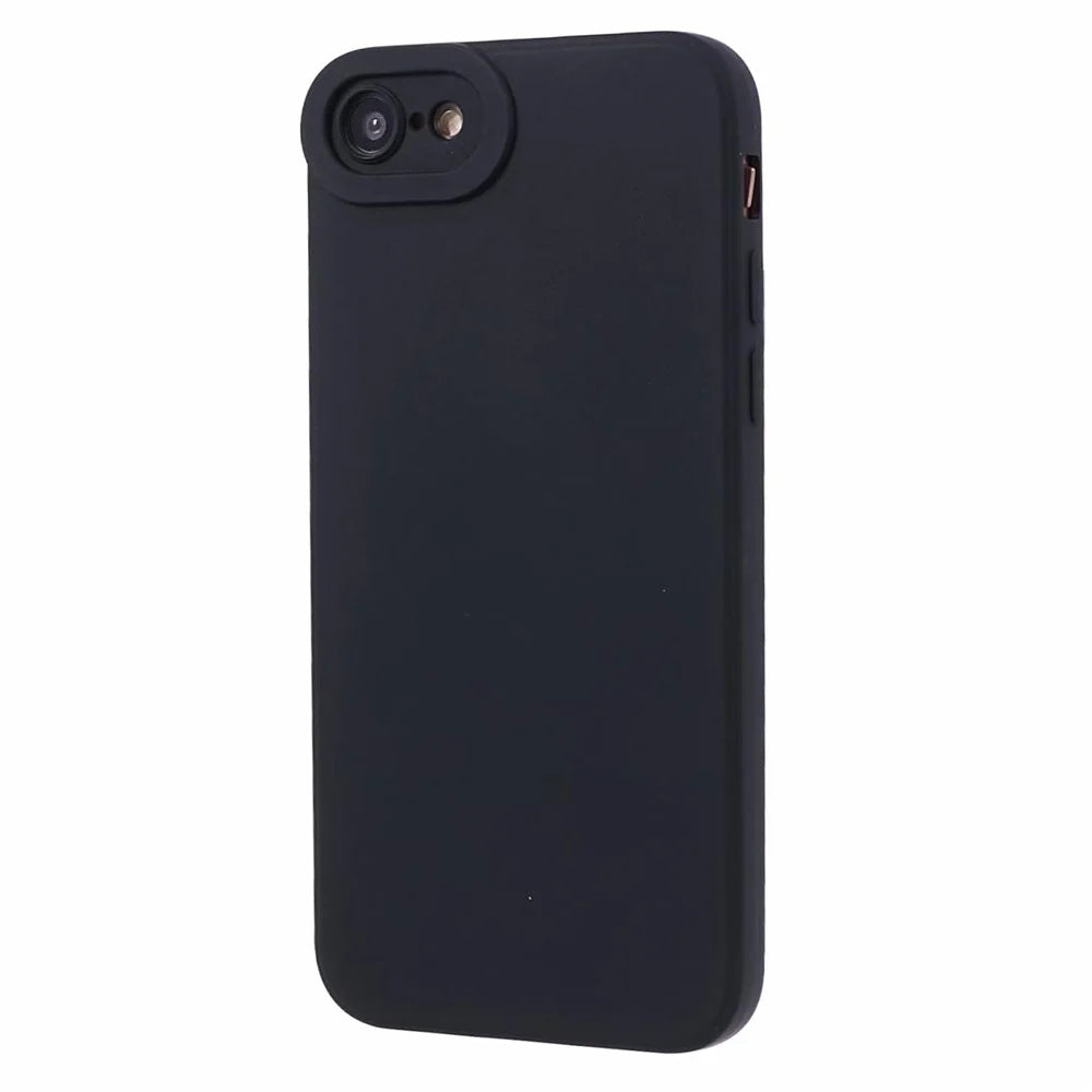 YX Series For iPhone 7 4.7 inch / 8 4.7 inch / SE (2022) / SE (2020) Phone Case Matte Soft TPU Cover (Precise Cutout) - Black - 1