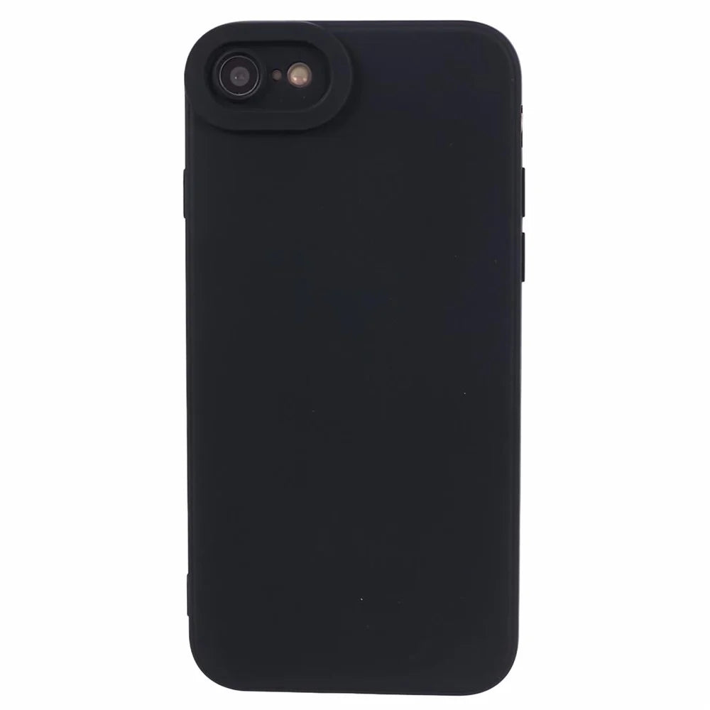YX Series For iPhone 7 4.7 inch / 8 4.7 inch / SE (2022) / SE (2020) Phone Case Matte Soft TPU Cover (Precise Cutout) - Black - 3