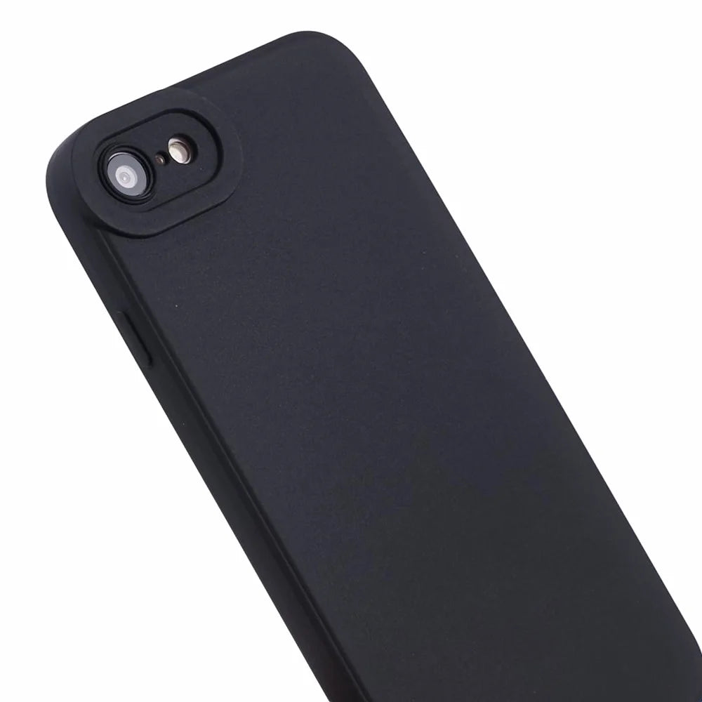 YX Series For iPhone 7 4.7 inch / 8 4.7 inch / SE (2022) / SE (2020) Phone Case Matte Soft TPU Cover (Precise Cutout) - Black - 6