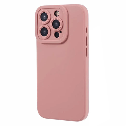 YX Series For iPhone 12 Pro Max Case Lens Protection Matte Phone Cover (Precise Cutout) - Pink - 1
