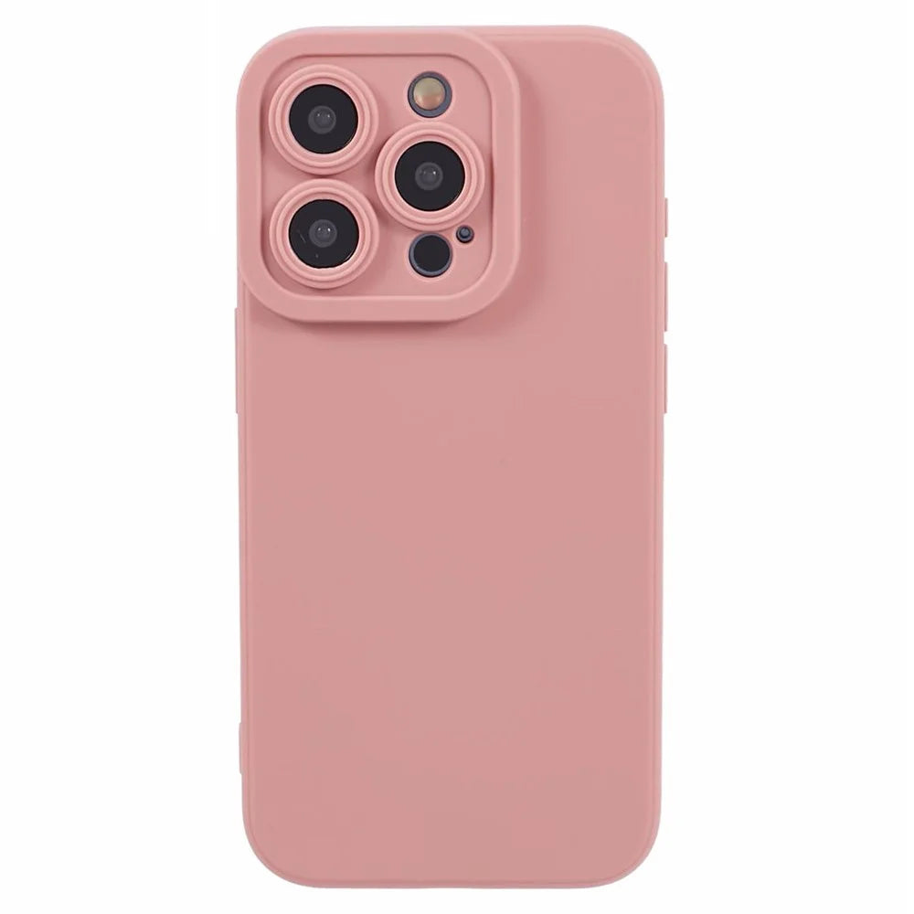 YX Series For iPhone 12 Pro Max Case Lens Protection Matte Phone Cover (Precise Cutout) - Pink - 3