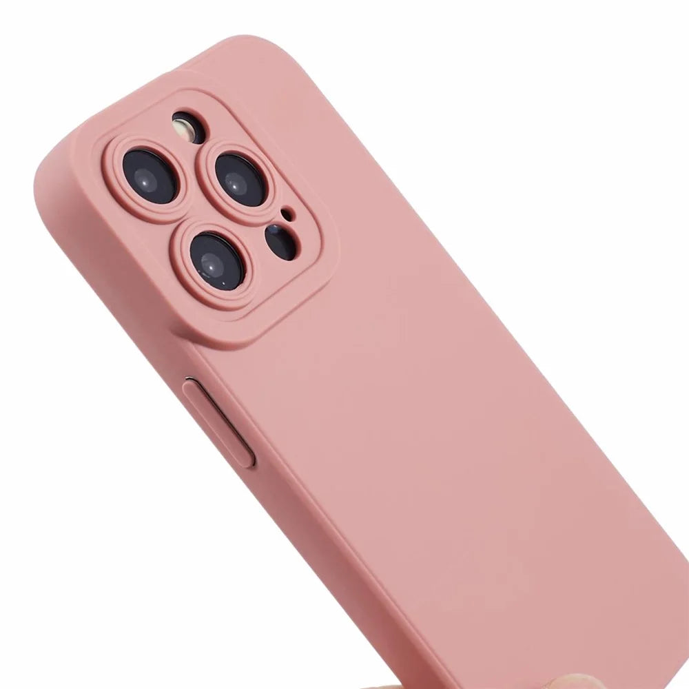 YX Series For iPhone 12 Pro Max Case Lens Protection Matte Phone Cover (Precise Cutout) - Pink - 6