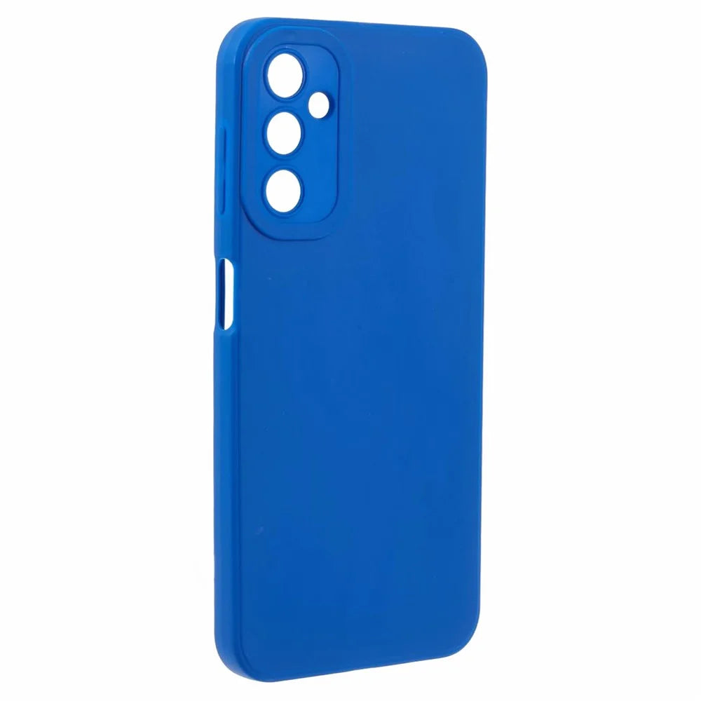 YX Series For Samsung Galaxy A14 5G / A14 4G Case Anti-fingerprint TPU Cover (Precise Cutout) - Blue - 3