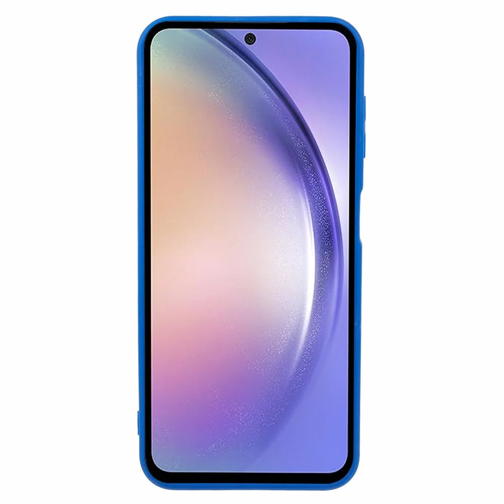 YX Series For Samsung Galaxy A54 5G Case Matte Soft TPU Phone Cover (Precise Cutout) - Blue - 2
