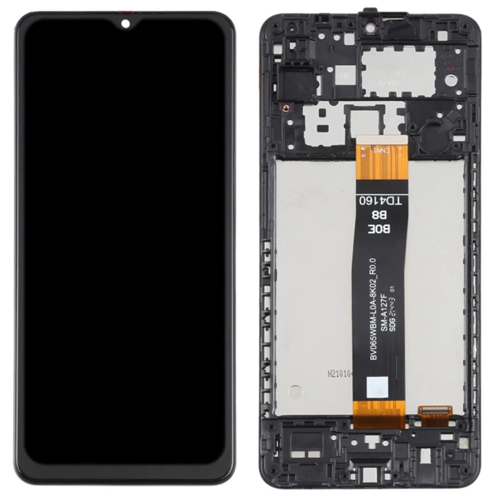 For Samsung Galaxy A12 Nacho 4G / A12S A127 OEM Grade S LCD Screen and Digitizer Assembly + Frame Repair Part (without Logo) - 1