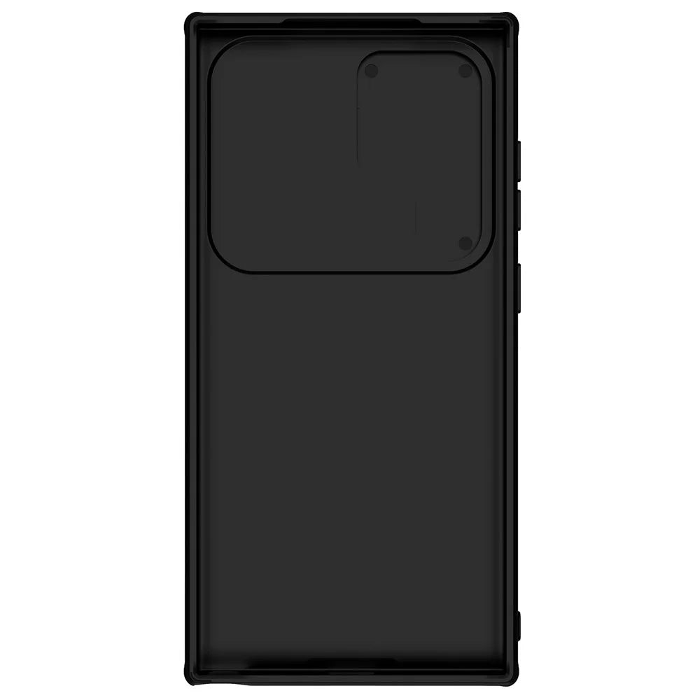NILLKIN CamShield Pro Series For Samsung Galaxy S24 Ultra Case PC+TPU Slide Camera Lid Phone Cover - Black - 3