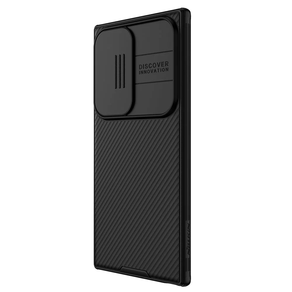 NILLKIN CamShield Pro Series For Samsung Galaxy S24 Ultra Case PC+TPU Slide Camera Lid Phone Cover - Black - 5